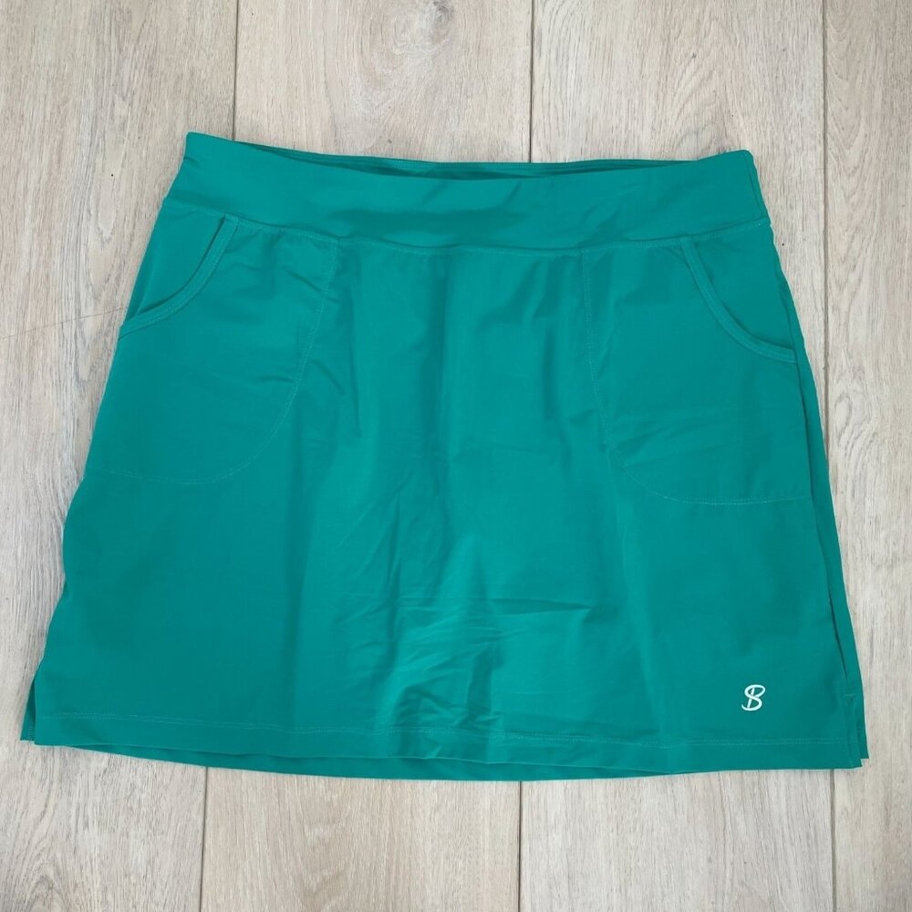 Sofibella‎ Womens XL Athletic Golf Tennis Skort Green Quick Dry Stretch